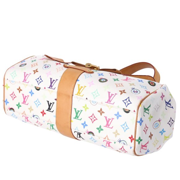 Louis Vuitton x Murakami Sac Retro GM Eye Love Monogram Handbag M92053 Blanc - Picture 6 of 10